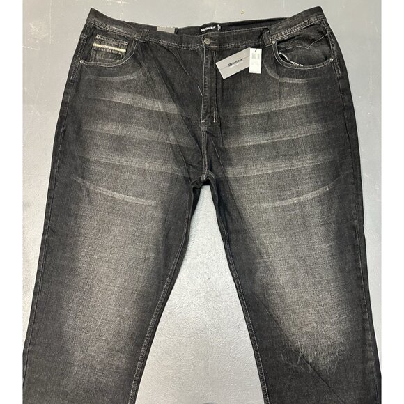 Royal Blue Brand Denim Jeans Men Size 62 x 32 Relaxed Fit Big & Tall New - Picture 5 of 8